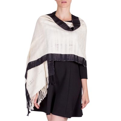 Cotton shawl, Day and Night