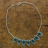 Jade pendant necklace,