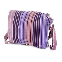 Cotton shoulder bag,