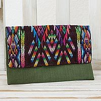 Cotton clutch bag,