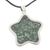Dark green jade pendant necklace, 'Wishing Star' - Fair Trade Jewelry Artisan Crafted Dark Jade Necklace (image 2d) thumbail