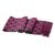 Rayon chenille scarf, 'Magenta Nights' - Backstrap Rayon Chenille Handmade Scarf in Magenta and Black (image 2d) thumbail