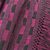 Rayon chenille scarf, 'Magenta Nights' - Backstrap Rayon Chenille Handmade Scarf in Magenta and Black (image 2e) thumbail