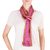 Rayon chenille scarf, 'Pomegranate Passion' - Hand Woven Rayon Chenille Scarf Woven in Red Purple and Pink (image 2a) thumbail