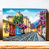Streets of Antigua Guatemala Guatemala