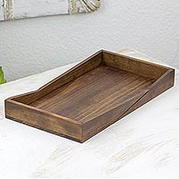 Wood tray Naturally Asymmetric Guatemala