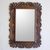 Wood wall mirror, 'Sunflower Elegance' - Handcrafted Pinewood Floral Motif Mirror from Guatemala thumbail