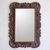 Wood wall mirror, 'Sunflower View' - Handcrafted Pinewood Floral Mirror from Guatemala thumbail