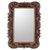 Wood wall mirror, 'Sunflower View' - Handcrafted Pinewood Floral Mirror from Guatemala (image 2a) thumbail