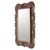 Wood wall mirror, 'Sunflower View' - Handcrafted Pinewood Floral Mirror from Guatemala (image 2b) thumbail