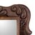 Wood wall mirror, 'Sunflower View' - Handcrafted Pinewood Floral Mirror from Guatemala (image 2c) thumbail