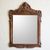 Wood wall mirror, 'Spiral View' - Handcrafted Pinewood Wall Mirror from Guatemala thumbail