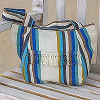 Cotton shoulder bag,
