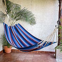 Handwoven hammock Beauty of the Lake single Guatemala