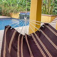 Handwoven hammock Sandy Path double Guatemala