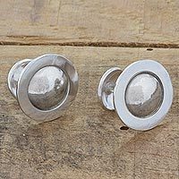 Sterling silver cuffinks,