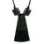 Jade pendant necklace, 'Bold Shadows' - Maya Style Dark Green Jade Pendant Necklace (image 2a) thumbail