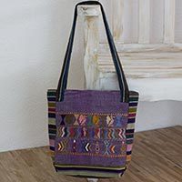 Cotton shoulder bag,