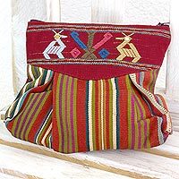 Cotton cosmetics bag,