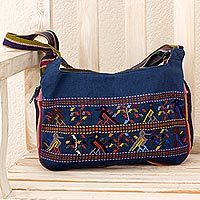 Cotton shoulder bag,