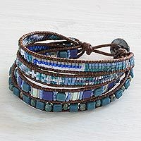 Beaded wristband bracelet,