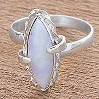 Jade cocktail ring,