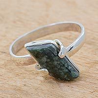 Jade cocktail ring,