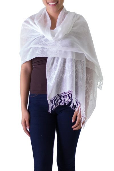 Cotton shawl, Falling Stars