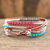 Beaded wrap bracelet, 'Fresh Achiote' - Red Brown Wrap Bracelet from Artisan Crafted Beaded Jewelry (image 2b) thumbail