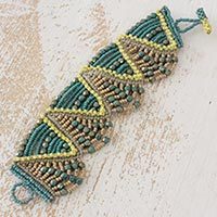 Beaded wristband bracelet,