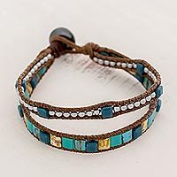 Beaded wristband bracelet,