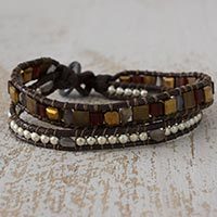 Beaded wristband bracelet,