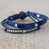 Beaded wristband bracelet,
