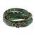 Beaded wrap bracelet, 'Fertile Sierra' - Handmade Turquoise Color Iridescent Gold Wrap Bracelet (image 2d) thumbail