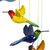 Ceramic mobile, 'Twelve Hummingbirds' - Brightly Colored Ceramic Mobile with Hummingbirds (image 2b) thumbail