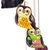 Ceramic mobile, 'Twelve Colorful Owls' - Handcrafted Ceramic Owl Mobile from Guatemala (image 2b) thumbail