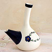 Ceramic porron wine pitcher Margarita Guatemala