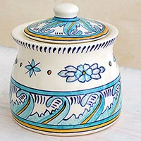 Ceramic jar Bermuda small Guatemala