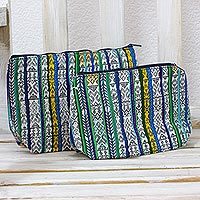 Cotton cosmetic bags,