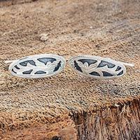 Sterling silver cufflinks,