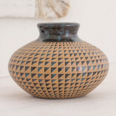 Ceramic decorative vase, Triangles in Symmetry