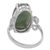 Jade cocktail ring, 'Light Green Royalty' - Pre-Hispanic Style 925 Silver Ring with Guatemalan Jade (image 2e) thumbail