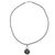 Jade pendant necklace, 'Circle of Truth in Dark Green' - Dark Green Jade Pendant Necklace from Guatemala (image 2b) thumbail