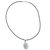 Jade pendant necklace, 'Rhombus Flower' - Light Green Guatemalan Jade and Sterling Silver Necklace (image 2b) thumbail