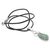 Jade pendant necklace, 'Circles of Love' - Jade Oval Pendant Necklace Handmade in Guatemala (image 2e) thumbail