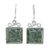 Jade dangle earrings, 'Smooth Sailing' - Pale Green Guatemalan Jade Sterling Silver Dangle Earrings (image 2a) thumbail