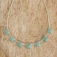 Jade pendant necklace,