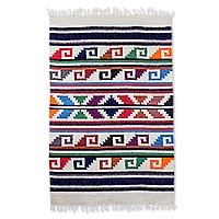 Wool rug Waves of Tradition 4x6 Guatemala