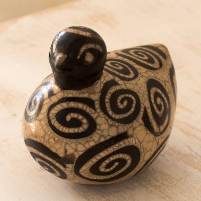 Ceramic sculpture, Messenger Pigeon