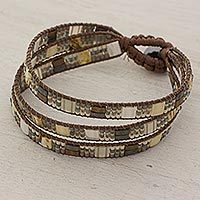 Beaded wristband bracelet,